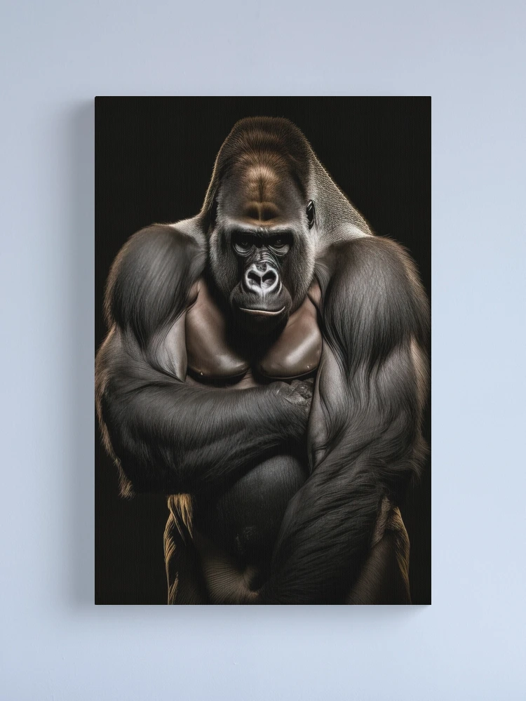 Carta da parati gorilla silverback