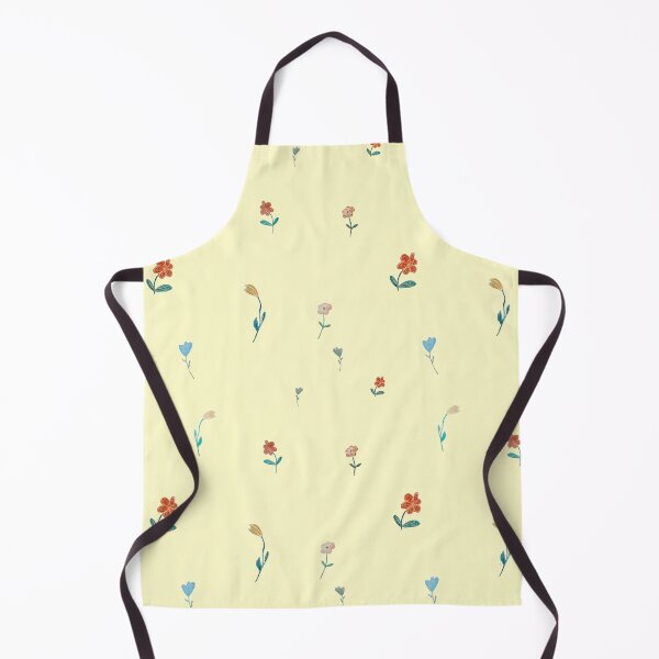Artikelvorschau, Flowers sketch flora seamless pattern a watercolor yellow entworfen und verkauft von Yana Mustafina | Boho Soulful Designs.