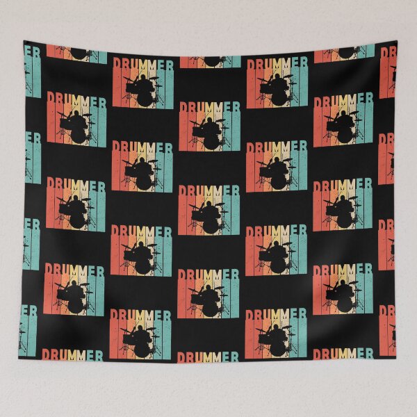 Item preview, Retro Drummer, Vintage Drummer designed and sold by LaughingHorseCo.