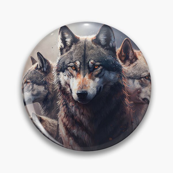 Item preview, Misty Wolfpack Collage designed and sold by FunWearVM.
