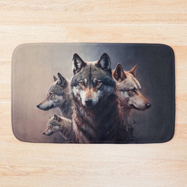 Item preview, Misty Wolfpack Collage designed and sold by FunWearVM.