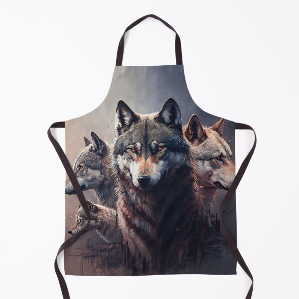 Item preview, Misty Wolfpack Collage designed and sold by FunWearVM.