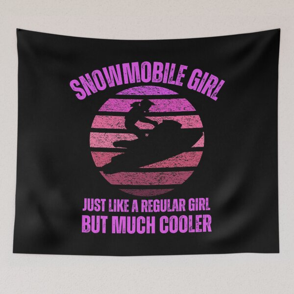 Item preview, Snowmobile Girl Just Like A Regular Girl But Much Cooler, Funny Snowmobil Girl Riders, Gift For Sled Mom And Ladies designed and sold by Diferenty Shop  ⭐⭐⭐⭐⭐.