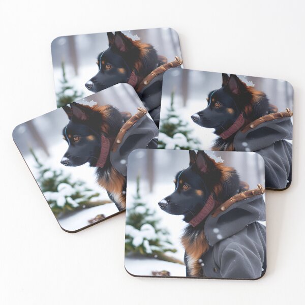 Item preview, Winter's Guardian: A Brave Dog in a Furry Coat designed and sold by Story24net.