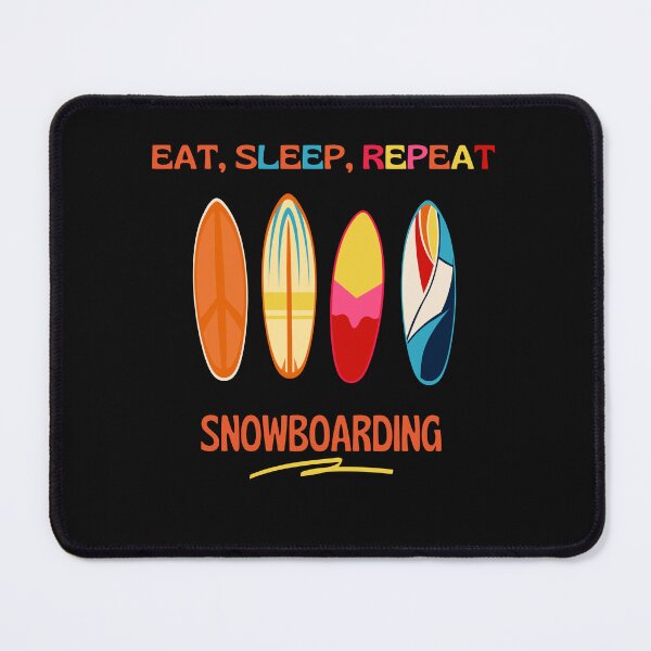 Item preview, Eat Sleep Snowboarding Repeat cool # designed and sold by FLOWER--ART.