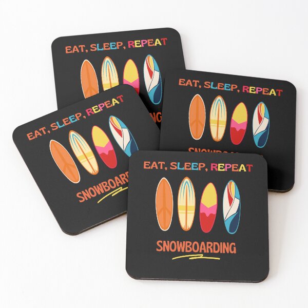 Item preview, Eat Sleep Snowboarding Repeat  cool # designed and sold by FLOWER--ART.