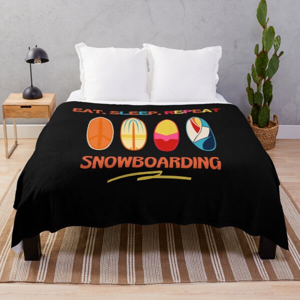 Item preview, Eat Sleep Snowboarding Repeat cool # designed and sold by FLOWER--ART.