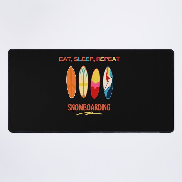 Item preview, Eat Sleep Snowboarding Repeat cool # designed and sold by FLOWER--ART.