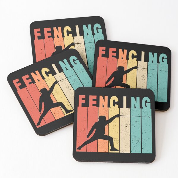 Item preview, Retro Fencing, Vintage Fencing designed and sold by LaughingHorseCo.