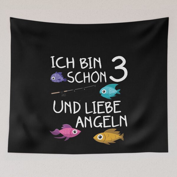 Item preview, Ich Bin Schon 3 Und Liebe Angeln designed and sold by StrongShirts.