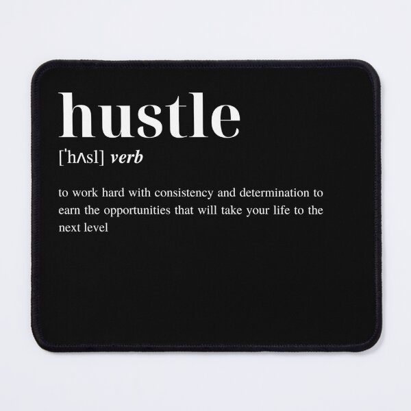Item preview, Hustle: The Entrepreneur's Dictionary Definition Black designed and sold by Torii Studio.