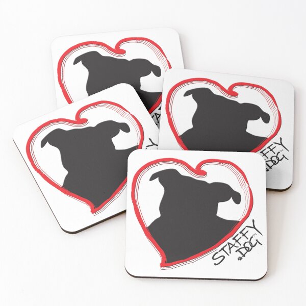 Item preview, Staffy Dog in my Heart designed and sold by StaffyDognCo.