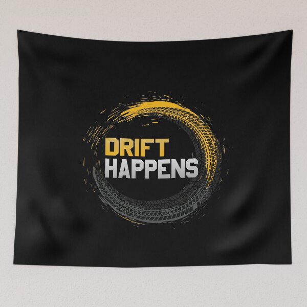 Item preview, Drift Happens Automotive Drifting Car Tire Track designed and sold by StrongShirts.