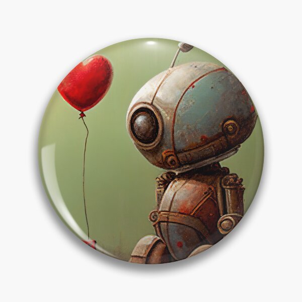 Item preview, A Sad Lonely Lost Robot -Red Balloon #8 designed and sold by Gypsykiss.
