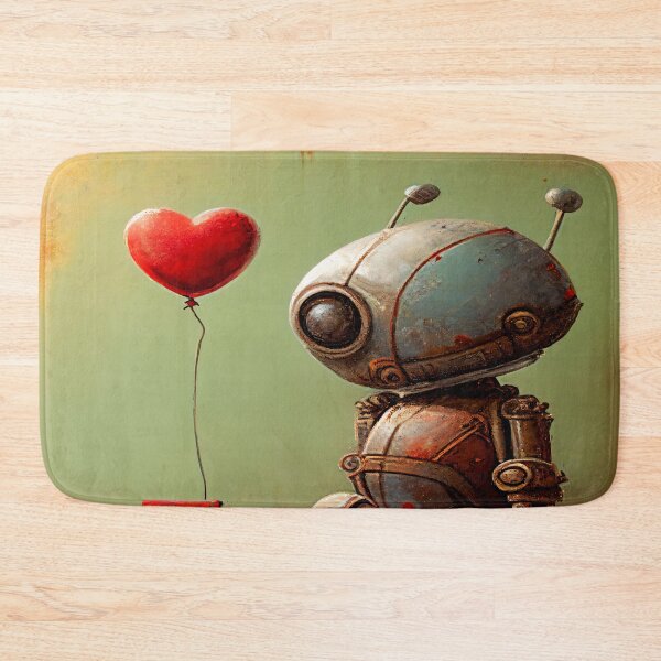 Item preview, A Sad Lonely Lost Robot -Red Balloon #8 designed and sold by Gypsykiss.