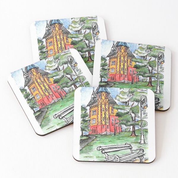 Item preview, Vila Bogojvar Palic | Urban sketch designed and sold by DjapetoArt.