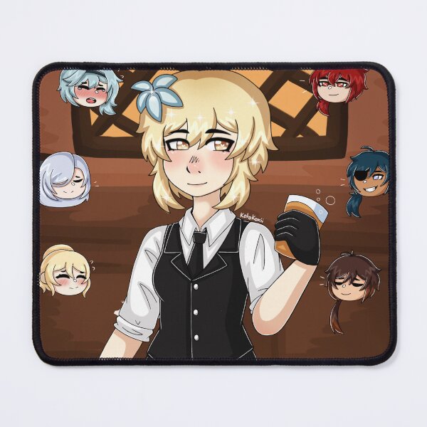 Item preview, Genshin impact Lumine bartender artwork  designed and sold by Kotokoxii.