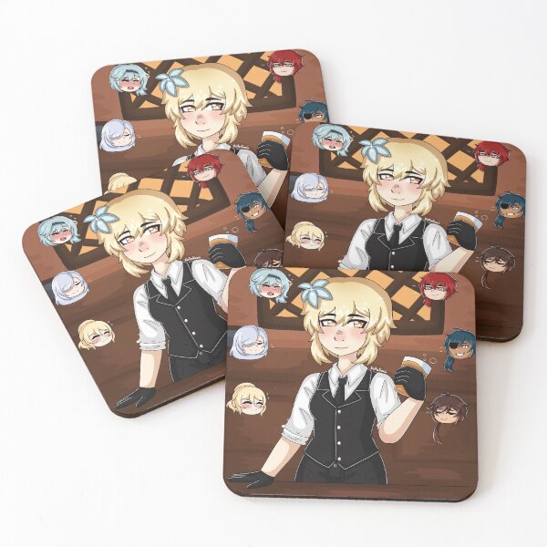 Item preview, Genshin impact Lumine bartender artwork  designed and sold by Kotokoxii.