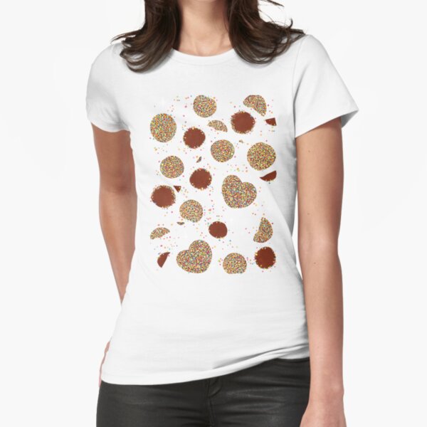 Chocolate Freckles - Orange Fitted T-Shirt