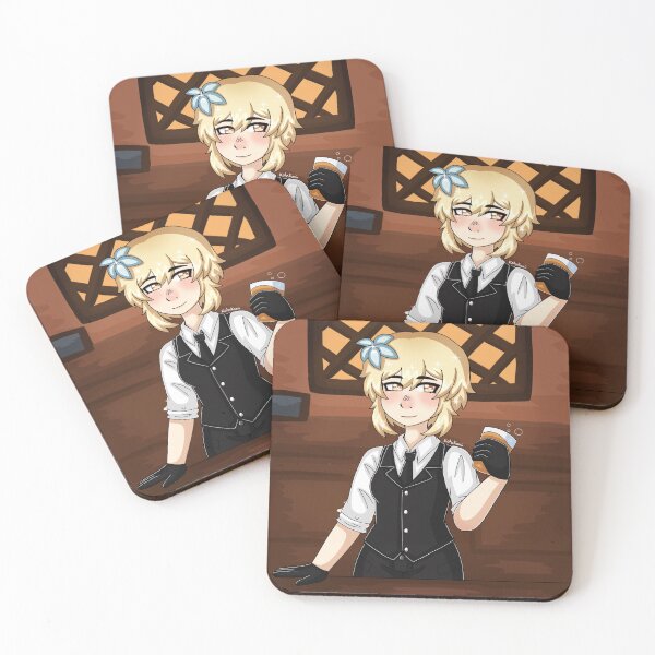 Item preview, Copy of Genshin impact Lumine bartender artwork  designed and sold by Kotokoxii.