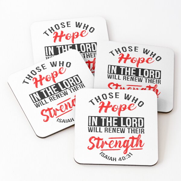 Item preview, Hope In The LORD - Isaiah 40:31 designed and sold by plushism.