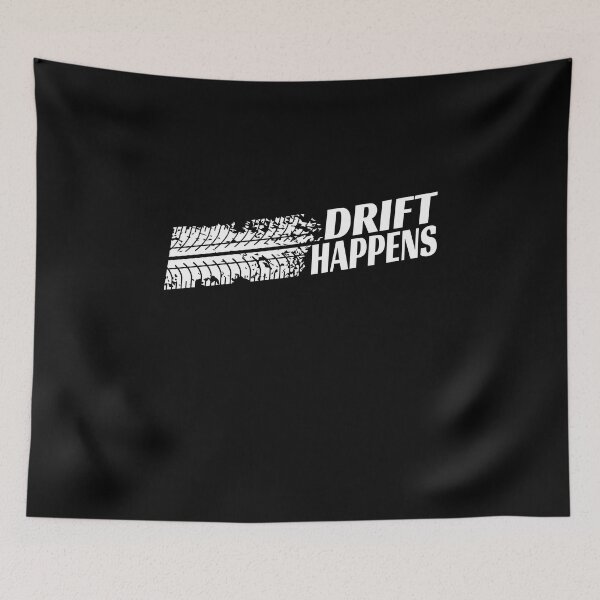 Item preview, Drift Happens Automotive Drifting Car Tire Track designed and sold by StrongShirts.