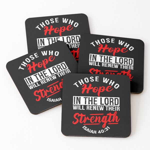 Item preview, Hope In The LORD - Isaiah 40:31 designed and sold by plushism.
