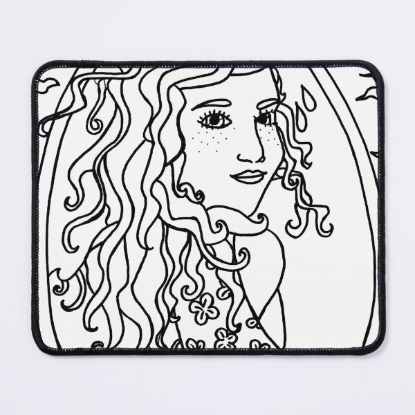 Item preview, Goddess Brigid - Black and White designed and sold by Niina  Niskanen.