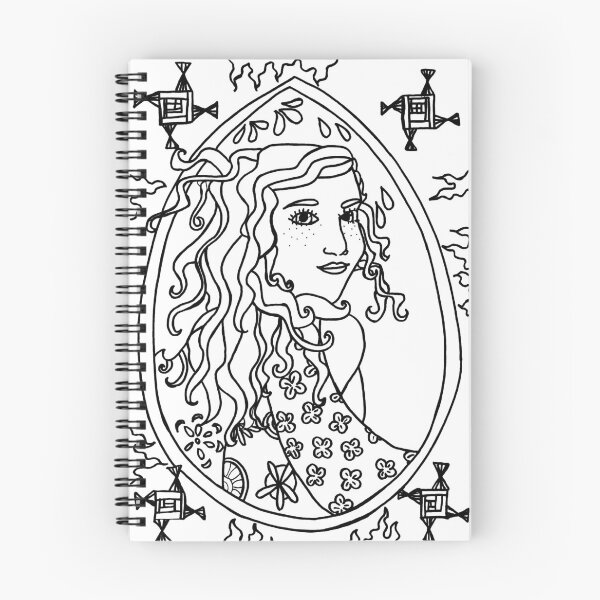 Item preview, Goddess Brigid - Black and White designed and sold by Niina  Niskanen.