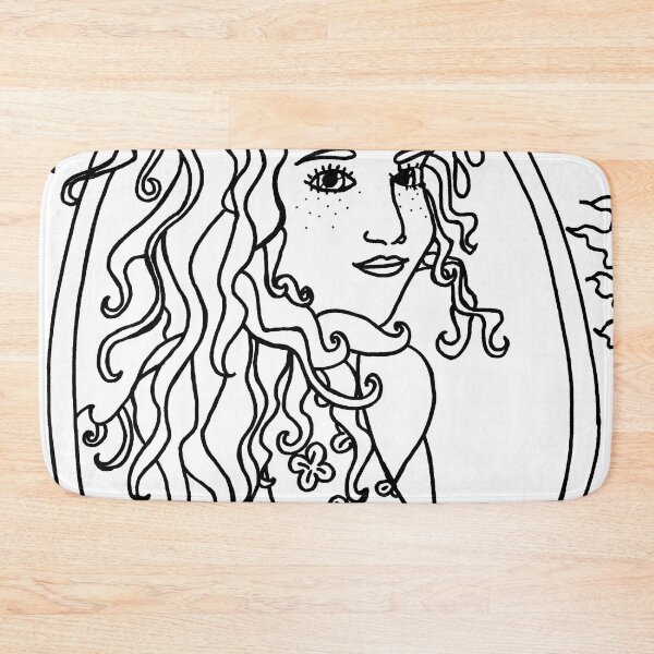 Item preview, Goddess Brigid - Black and White designed and sold by Niina  Niskanen.