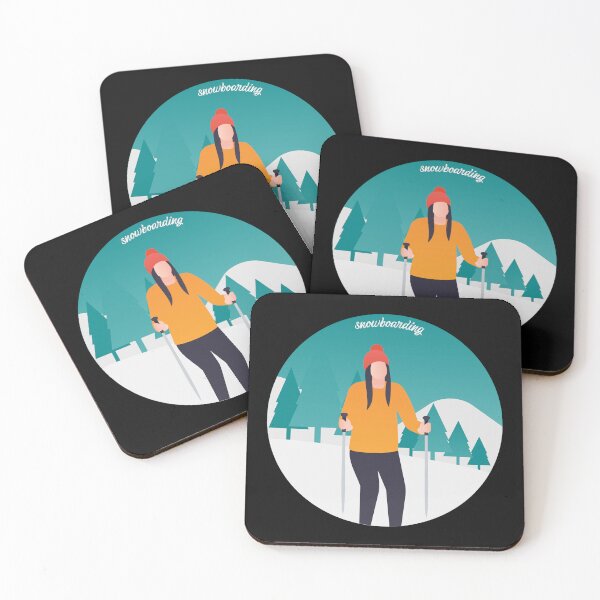 Item preview, Eat Sleep Snowboarding Repeat  snow girl designed and sold by FLOWER--ART.