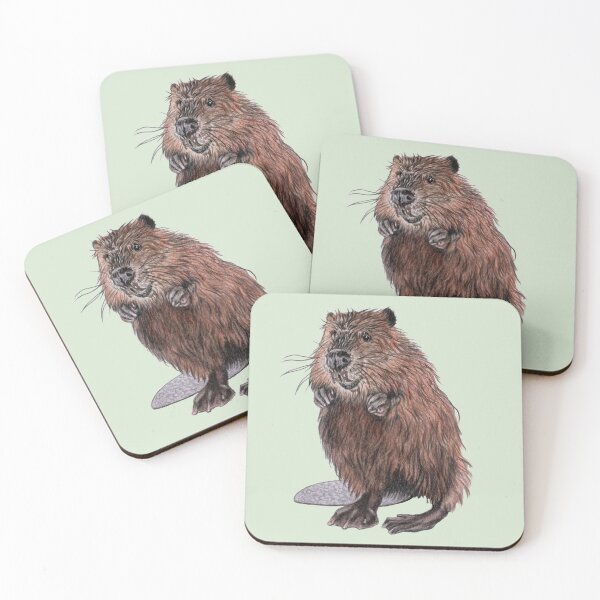 Item preview, Cute Fluffy Beaver designed and sold by Katerina Makarova.