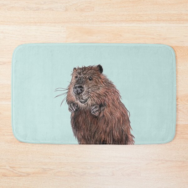 Item preview, Cute Fluffy Beaver designed and sold by Katerina Makarova.