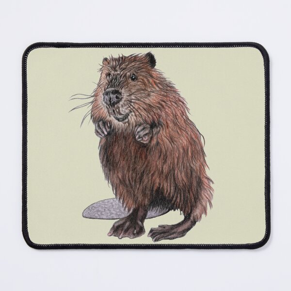 Item preview, Cute Fluffy Beaver designed and sold by Katerina Makarova.