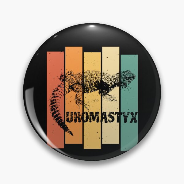 Item preview, Uromastyx Reptile Spiny Tailed Lizard Retro colors designed and sold by StrongShirts.