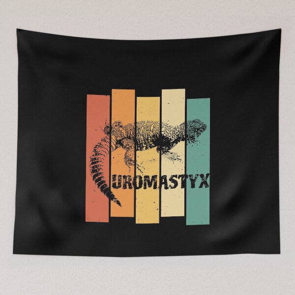Item preview, Uromastyx Reptile Spiny Tailed Lizard Retro colors designed and sold by StrongShirts.
