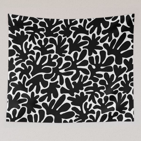 Item preview, Organic Shapes Abstract 240822 - Black  designed and sold by Artberry.