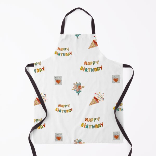 Artikelvorschau, Birthday confetti sketch cute pattern a watercolor entworfen und verkauft von Yana Mustafina | Boho Soulful Designs.