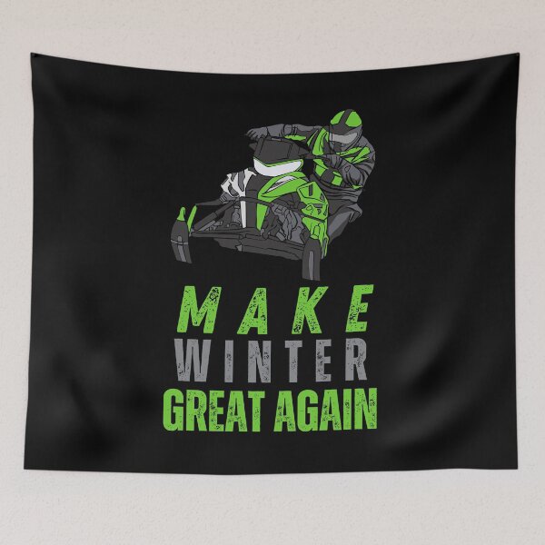 Item preview, Make Winter Great Again Snowmobiling, Funny Snowmobil Girl Riders, Gift For Sled Snowmobil Lover designed and sold by Diferenty Shop  ⭐⭐⭐⭐⭐.