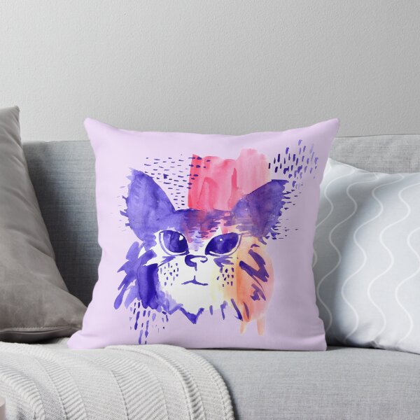 Lilacat Throw Pillow