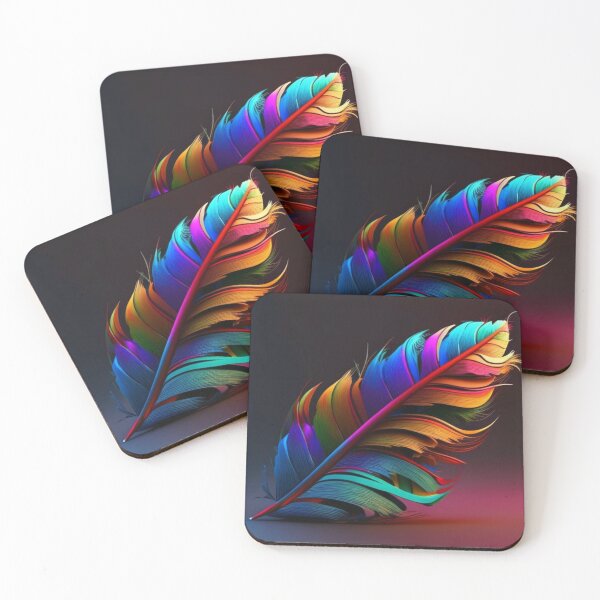 Item preview, Colorful Feather Lover designed and sold by stylishdzign.