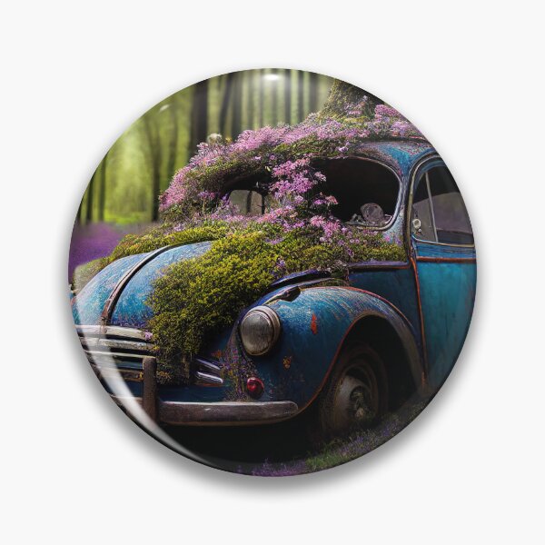 Item preview, The power of nature: an old car transformed into a flower oasis designed and sold by Bird Design.