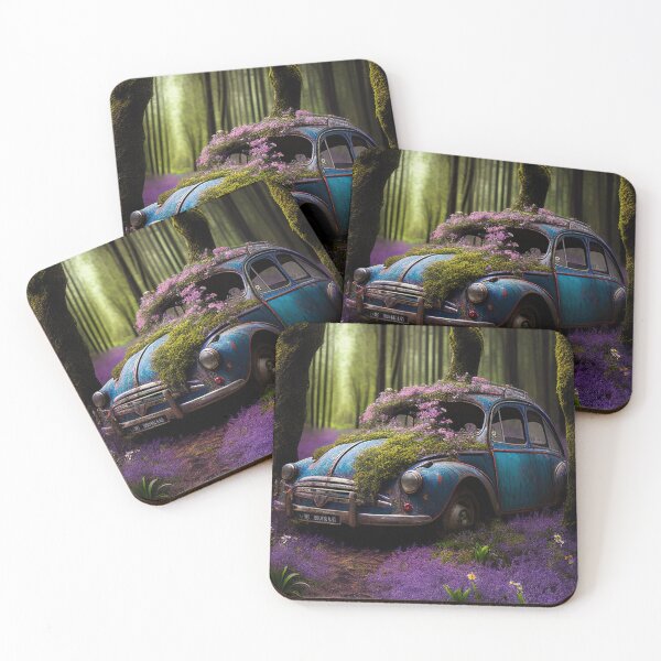 Item preview, The power of nature: an old car transformed into a flower oasis designed and sold by Bird Design.