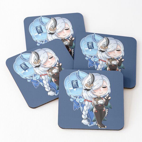 Item preview, Genshin impact Shenhe chibi artwork  designed and sold by Kotokoxii.