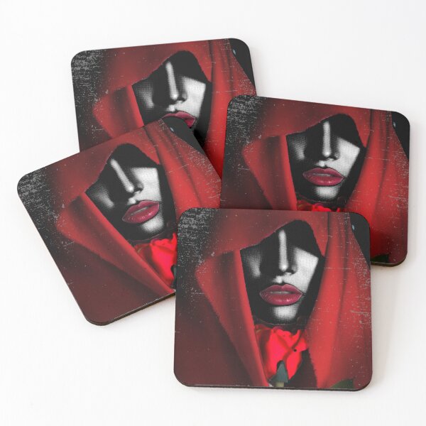 Item preview, Woman with Red Rose and Hood designed and sold by Hornets-Nest.