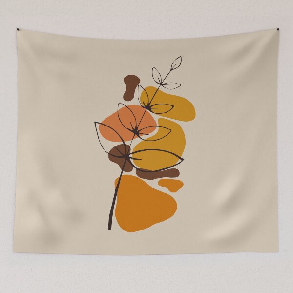 Item preview, Muted Autumn Flower Design designed and sold by sarascoprox.