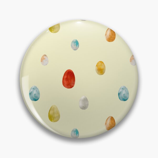 Item preview, Egg textured Easter colored pattern a watercolor yellow designed and sold by Yana Mustafina | Boho Soulful Designs.