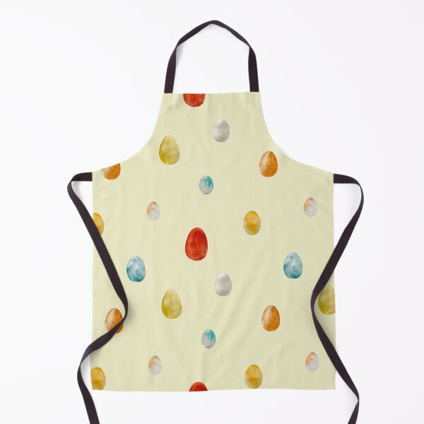 Item preview, Egg textured Easter colored pattern a watercolor yellow designed and sold by Yana Mustafina | Boho Soulful Designs.