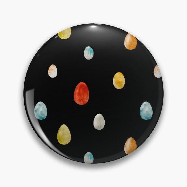 Item preview, Egg textured Easter colored pattern a watercolor black designed and sold by Yana Mustafina | Boho Soulful Designs.