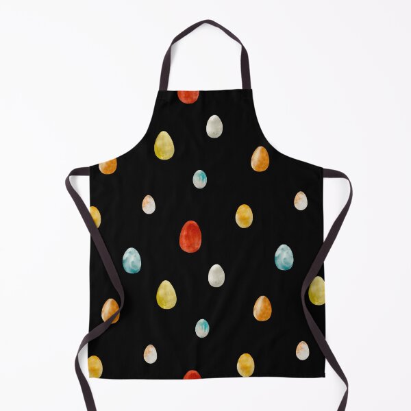 Item preview, Egg textured Easter colored pattern a watercolor black designed and sold by Yana Mustafina | Boho Soulful Designs.